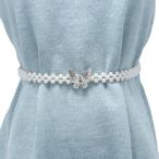 [Lanito] женский ремень жемчуг ремень маленький ремень бабочка стразы рама ремень рама ремень талия ремень эластичность. есть ремень высота 