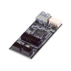 NFHK одиночный 19/20 булавка заголовок - USB 3.0 19/20 булавка двойной порт женский PCBA модель адаптор сплиттер ступица 