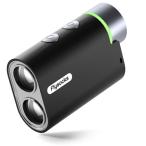 Flysocks LCD ゴルフレーザー距離計 PF120距離測定器 mini 7倍率広視野角1100yd 90%高透過率 ゴルフ用 最速0.05S測