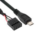 CY кабель USB 2.0 материнская плата 9 булавка 10 булавка заголовок из микро USB 5 пин кабель 50cm Mini монитор сенсор panel камера для 