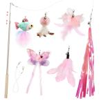 SONGWAY кошка игрушка ...... перо butterfly розовый серия симпатичный рыба удочка есть 