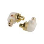 cooyin QDC 2pin (li кабель сторона ) to ER4SR ( слуховай аппарат сторона ) адаптор коннектор позолоченный штекер . соединение форма технология качество звука повреждение нет 