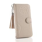 iPhone 16 блокнот type кейс type вдавлено .. . цветочный принт простой одноцветный laichi кожа зеркало имеется кисточка очарование имеется Befortwo черепаха задний цветок 