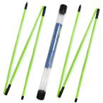 YFFSFDC Golf выравнивание палочка складной палочка Golf person направление палочка тренировка для удилище общая длина 122cm person направление проверка . дорога модифицировано goru