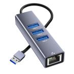 USB ハブ USB LAN変換アダプター 4-IN-1 �