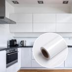 リメイクシート 白 透けない 10mX60cm 壁紙 シール カッティングシート 白 キッチン 耐熱 シート ダイノックシート キッチン 浴室 扉 テ
