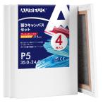 AUREUO хлопок .... обивка парусина P5 (35.0cmX24.0cm) 4 листов - средний глаз ткань? акварельная живопись * масло картина * акрил двоякое применение - современный искусство *po