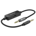 Cubilux 3.5mm TRS линия to Mike аттенюатор - кабель,3 -ступенчатый переключатель тип (-10dB|-20dB|-30dB) стерео звук адаптор 