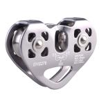 Azarxis 30kN микро шкив climbing шкив двойной подшипник трос шкив микро двойной шкив li серебристый g Rescue альпинизм 