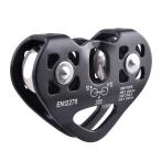 Azarxis 30kN микро шкив climbing шкив двойной подшипник трос шкив микро двойной шкив li серебристый g Rescue альпинизм 