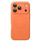 JETech iPhone 17 Pro 6.3 дюймовый для магнит силиконовый чехол MagSafe. соответствует шелковый soft Touch ударная абсорбция смартфон покрытие 