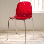  дизайнерский стул Италия производства Ocean прозрачный красный конечный продукт сиденье высота 47cm