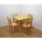 4 человек для обеденный стол комплект 75cm угол из дерева натуральный обеденный стол стул 4 ножек 5 позиций комплект простой магазинный 