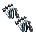 OIKWAN Mini SAS из 4 SATA кабель,36 булавка SFF 8087 ho -тактный / управление из 7 булавка SATA Target / задний простой,PE