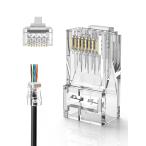 RJ45 коннектор,CableCreation LAN коннектор проникать тип 50 штук входит Cat6/Cat5e/Cat5 LAN кабель для коннектор электропроводка .