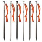 TiTo チタンペグ 24・30・35・40CM チタン合金 テントペぐ 高?度鍛造ペグ 錆びなく 丈夫 軽量テントステーク 硬い土 砂地 岩場 草地