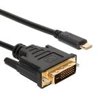 USB Type-C DVI-D изменение кабель 1.8m Thunderbolt3 DVI черный мужской 1080P Thunderbolt адаптер ko