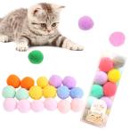  кошка pompon мяч 3CM 20 PCS закрытый кошка для кошка игрушка . кошка игрушка inter laktib мяч кошка цвет .. мяч 