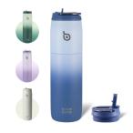 BOTTLE BOTTLE 水筒 1リットル 大容量 1000ml ストロー付き 直飲み 保温保冷 真空断熱 子供 大人 持ち手付き おしゃれ 1L