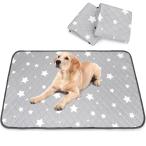 ショッピング下敷き ULIGOTA 洗える ペットシーツ 犬 猫用 おしっこマット ペットマット 下敷きマット 洗える 速乾 繰り返し使える（星柄 100×67cm 二枚