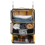 Surblue шкаф место хранения box подвешивание ниже чемодан внутренний задний дорожная сумка компрессия задний одежда подставка 3 уровень складной большая вместимость путешествие 