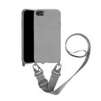 UnnFiko For iPhone 8 ケース ネックストラップ For iPhone SE 3/2 スマホケース 蛍光色 シリコン アイフォン i