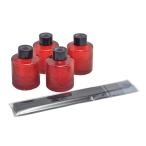 4шт.@ комплект, прекрасный многоцветный. скульптура . быть украшенным aroma Sera pi- для стеклянная бутылка ( красный,100ml)