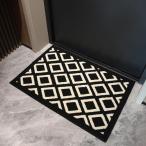 Sea Team 玄関マット ラグ ドアマット 滑り止め カーペット 泥落 屋内 屋外 フロアマット 床マット エントランスマット 家庭用 業務用 オ