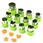 YACHUN печенье катануки 12 шт. комплект много квадратная форма звезда type катануки .. данный Cara . рис type фрукты овощи резчик из нержавеющей стали DIY ручная работа принадлежности для выпечки 