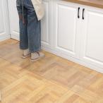 キッチンマット 透明 エンボス加工 45×60cm 台所マット クリア つや消し 厚さ1.5mm 拭ける PVC 床保護マット 無臭 フロアマット 大