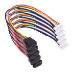 CY 5 шт / комплект DIY OEM модель C женский гнездо из 6 булавка заголовок кабель pitch = 2.0 mm защелка крепление модель 