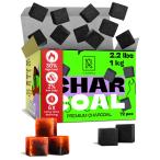  premium кокос уголь Cube - кокос уголь XL упаковка 72 штук входит &amp; 1KG? premium качество 25mm? 100% натуральный кокос уголь кий 