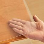 Hedoho テーブルクロス エンボス加工 透明 80x150cm 厚さ1.5mm PVC製 テーブルマット 長方形 気泡なし デスクマット 矩形 防