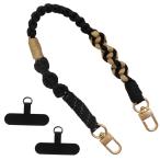 ショッピングスマホ ストラップ [Kukefa] スマホストラップ 手首 可愛い 編み込み ハンドストラップ スマホ おしゃれ スマホ 手首 ストラップ 頑丈 ハンドスマホストラップ