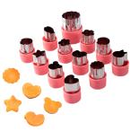 YACHUN печенье катануки 12 шт. комплект много квадратная форма звезда type катануки .. данный Cara . рис type фрукты овощи резчик из нержавеющей стали DIY ручная работа принадлежности для выпечки 