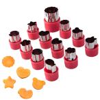 YACHUN печенье катануки 12 шт. комплект много квадратная форма звезда type катануки .. данный Cara . рис type фрукты овощи резчик из нержавеющей стали DIY ручная работа принадлежности для выпечки 