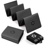 AULIFLOWER ヨガマット 折りたたみ 4mm トレーニングマット 軽量 持ち運びに便利 収納袋付き エクササイズマット ストレッチマット 筋ト