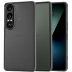 Sony Xperia 1 VII для кейс половина прозрачный SO-51F | SOG15 ударопрочный коврик чувство вооруженные силы США MIL стандарт получение SGS засвидетельствование пожелтение нет 