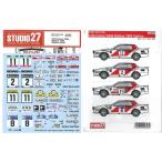 1/24 Celica TA64 Rallies 1984 option decal　 A社1/24 対応