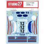 1/24 ポルシェ  962C Rothmans #1/2 WSPC 1986 スタジオ27 水転写式デカール ST27-DC1259