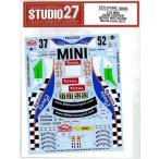1/24 MINI JOHN COOPER WORKS WRC #37#52 Monte-Carlo 2012 H社1/24対応  スタジオ27デカール DC930