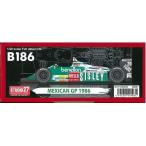 B186 MEXICAN GP 1986 1/20scale Full detail kit