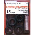 Borrrani wire Wheel set 15inch  1/24scale model  Engiebert Tire