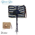 バッグ レディース バルコスブルー ストロー ハンドバッグ クラッチバッグ ボーダー マルチ 夏 サマーバッグ BarcosBlue