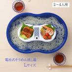 流しそうめん器 電池 2〜4人用 そうめん流し器 Lサイズ 真珠乃涼 DD-8003 流しそうめん機 かわいい 回転 くるくる 電動 コードレス 家庭用 パール金属