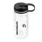 ショッピングマイプロテイン 水筒 ウォーターボトル 550ml ライス目盛り付 ブラック UE-3384 スポーツドリンク キャプテンスタッグ クリアボトル 米 3.5合 キャンプ