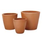 植木鉢 おしゃれ テラコッタ E23 3点セット