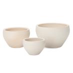 植木鉢　テラコッタ　サフィ　E26W　3点セット