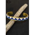  Buffalo to Lux браслет Buffalo Tracks Beads Bungle латунь бисер браслет blue