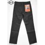 �N�b�V���}�� CUSHMAN �p���c 22097 �u���b�N�V�����u���[ �g���E�U�[�Y BLACK CHAMBRAY TROUSERS TIGHT STRAIGHT MIX BLACK